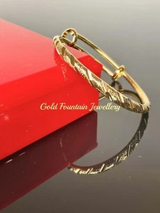 24k 24ct, Baby Toddler, Child, Gold Filled, Bangle, Bracelet, SECONDS Ref:-13 - Picture 1 of 4