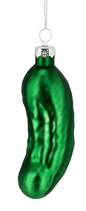 Baumschmuck Gurke - Baumkugel, Glücksbringer Weihnachtsgurke, Christbaumkugel - Bild 1 von 1