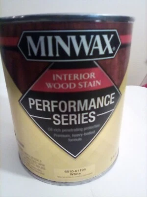 30,5 OZ Minwax SERIE PERFORMANCE ACABADO MADERA MANCHA BLANCO ENVÍO GRATUITO Foto 1 de 3