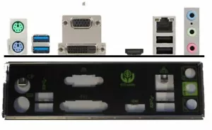 MSI H110M-ECO - Blende - Slotblech - IO Shield - Bild 1 von 1