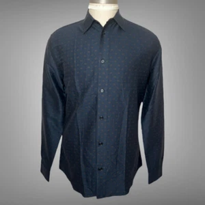Hermes New Cotton Shirt 15 1/2 /39 Made in France Equestrian Horse Head Design - Picture 1 of 15