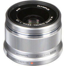 Olympus M. Zuiko 25 mm f/1.8 Lens for Micro Four Thirds - Silver (V311060SU000)