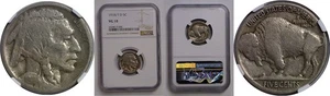 1918/7-D Buffalo Nickel   NGC VG-10 - Picture 1 of 3
