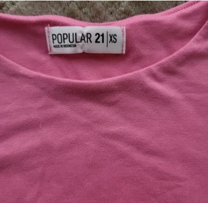 Girls/Junior Popular 21, Fitted Pink Shirt, Size Xtra Small - Picture 1 of 4