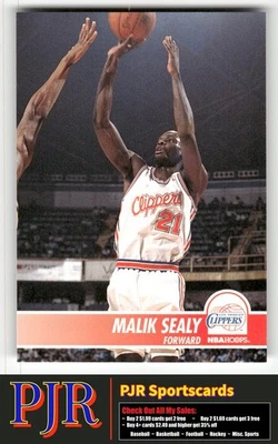 Malik Sealy 1994-95 Hoops #337 Los Angeles Clippers - Image 1 of 2