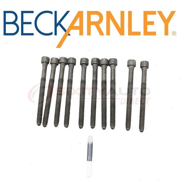 Beck Arnley Engine Cylinder Head Bolt Set for 2009-2013 Audi A3 Quattro - ug Foto 1 de 4