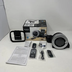 Sony Dream Machine ICF-C7IP AM/FM Radio Alarm Clock iPod Dock - Tested And Works - Picture 1 of 10