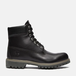 Timberland Hombre Premium 6 Pulgadas Impermeable Cuero Bota Negro - Imagen 1 de 10