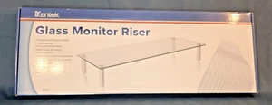 Soporte Elevador Monitor Vidrio Kantek MS370 Templado 22"x8" 40lb Capacidad - Imagen 1 de 4