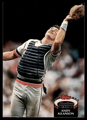 1992 Stadium Club Andy Allanson Detroit Tigers #238 - Image 1 of 2