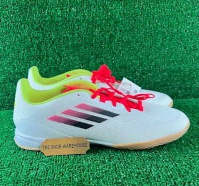 Men adidas F50 League Indoor Soccer White Sneakers Athletic Shoes IE1228 Size 10 - Image 1 of 4