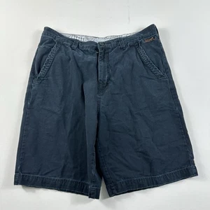 Vintage Quicksilver Chino Shorts Mens 36 Navy Blue Surf Beach Skateboard - Picture 1 of 8