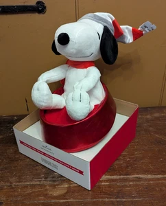 Hallmark PEANUTS Snoopy Plush Christmas Tree Topper  2024 NIB - Picture 1 of 8
