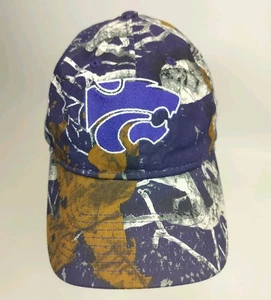 Kansas State Wildcats OC Sportswear Camouflage Strapback Hat Snow Camo Hat - Bild 1 von 9