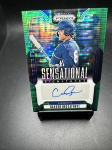 2025 Prizm Sensational Signatures Carson Roccaforte/25 Auto Ss-cr Royals - Picture 1 of 6