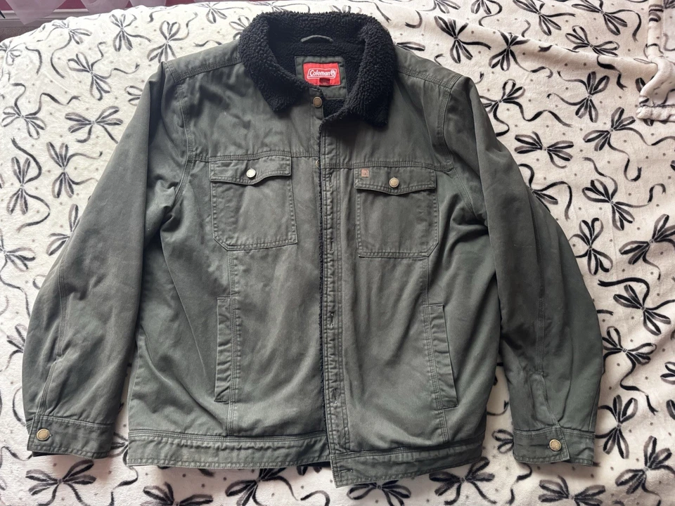 Chaqueta de camionero Coleman al aire libre forrada de lana para hombre XXL Foto 1 de 4