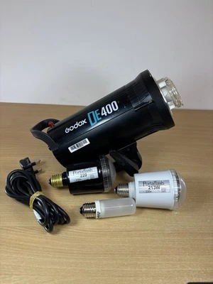 Godox DE400 Studio Flashlight - Black Comes With 3x Bulbs *Please Read Descrip* - Image 1 of 4