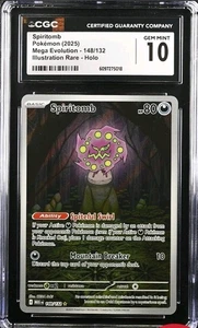 Spiritomb 148/132 Pokemon Mega Evolution Holo Illustration Rare CGC 10 GEM MINT  - Bild 1 von 3