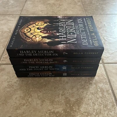 Harley Merlin Bella Forrest Series YA Fantasy Paperback Books 7 9 10 11 Lot Of 4 - Image 1 of 4