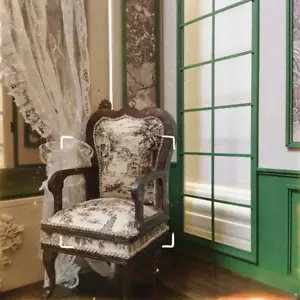 Puppenhaus Miniatur 1/6 Maßstab Möbel unvollendet Vintage Victoria Einzelsofa - Bild 1 von 5