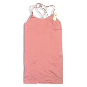 Neu mit Etikett Träger nahtlos dehnbar Slip • Anthropologie Floreat Rose Pink • M • Kleid - Bild 1 von 4