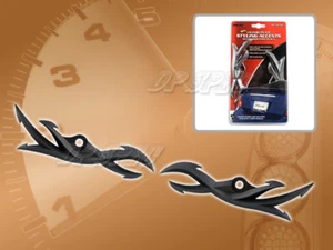 PILOT AUTOMOTIVE WLA-032E BLACK 3D TRIBAL LICENSE PLATE FRAME STYLING ACCENT - Bild 1 von 1