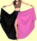 Belly Dance Reversible skirt Full Circle Pleated Draped skirt One Size S59