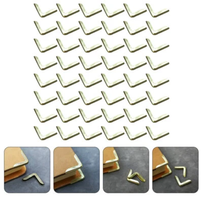  100 Pcs Notebook-Eckenschutz Schutzwärter Brieftasche Fotoalbum Für Ordner - Bild 1 von 4