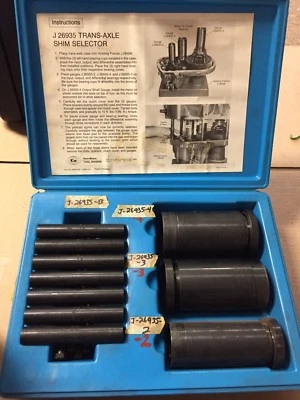 Kent Moore Manual Trans Axle Shim Selector J 26935 Special Tool w/ Case - Image 1 of 4
