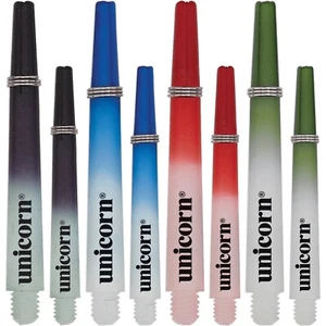 Unicorn Gripper 3 Two Tone Dart Stems Shafts Nylon 4 Colours 5 Sets (15) - Picture 1 of 6