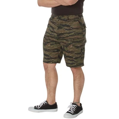 Tactical BDU Shorts Tiger Stripe Desert Camo Cargo Shorts Army Fatigues S - 4XL - Image 1 of 4