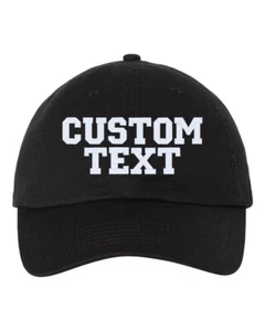 Sombrero "Papá" Bordado No Estructurado - Texto Personalizado, Gorra Bordada, Gorra de 6 Paneles - Imagen 1 de 5