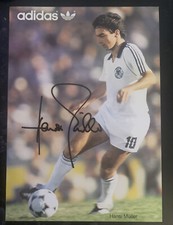 Signed Hansi Muller Euro 84 Promo Card 1984 West Germany Autograph Inter Milan