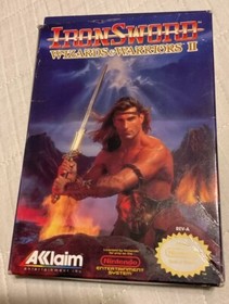 Iron Sword Wizards & Warriors II 2 Nintendo Entertainment System NES Game Tested