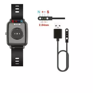 2-Pin Universal USB Data Charging Cable Magnetic Charger For Smart Watch 2.84mm - Zdjęcie 1 z 12