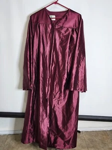 Burgundy Jostens Graduation Gown Cosplay Actor Actress Theater Halloween 5"11" - Picture 1 of 5
