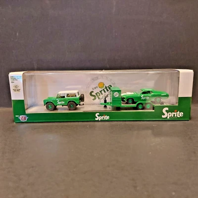 M2 MACHINES HAULER CHASE SPRITE 1966 FORD BRONCO/1970 FORD MUSTANG 428 SCJ - Image 1 of 4