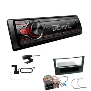 Pioneer MVH-330DAB Autoradio Bluetooth DAB Set für Opel Corsa D stealth black - Bild 1 von 4