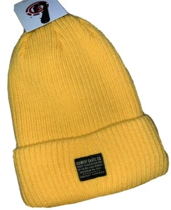 Element Fundamentals Gold Double Layer Knit Beanie, One Size. NWT, RRP $29.99. - Picture 1 of 1