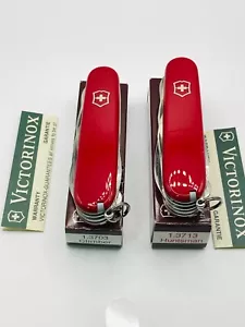 SET Old Red box Victorinox + Climber + instructions NEW Vintage in Box Swiss - Picture 1 of 4