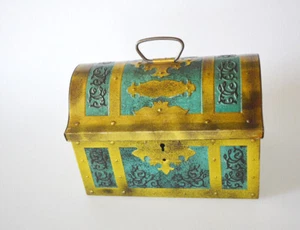 Alte Zigarren Blechdose Truhe RÖSSLI Tradition 30 - guter Zustand - Bild 1 von 6