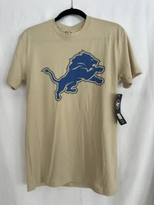 ‘47 Brand Detroit Lions NFL Adult T-Shirt Light Beige Size S - New With Tags - Picture 1 of 4
