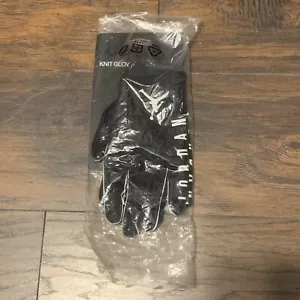 Jordan Nike Knit Football Receiver Gloves White/Black Size XL - Picture 1 of 7