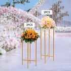 2 Wedding Flower Stand Hochzeit Blumenständer Tafelaufsätze Blumenständer Gold
