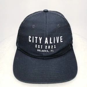City Alive Church Orlando Florida Hat Cap Snapback Black White Spell Out Casual  - Picture 1 of 10