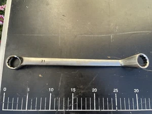 Clarke 21mm x 23mm Large Chrome Vanadium Double Ended Ring Spanner - Picture 1 of 2