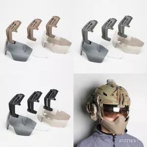 FMA Tactical Caiman Helmet Goggle Anti-Fog Lens shroud Locked-in Fixed Arm Visor - Picture 1 of 23