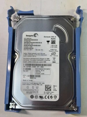 Dell JP208 ST3160815AS 160GB 7.2K RPM 8MB FW KC4.ADA DC 09317 3Gbps HDD SATA3.5" - Image 1 of 4
