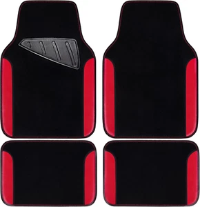 Waterproof Car Floor Mat, Universal Fit Car Mats with Driver Heel Pad, Leather C - Picture 1 of 12