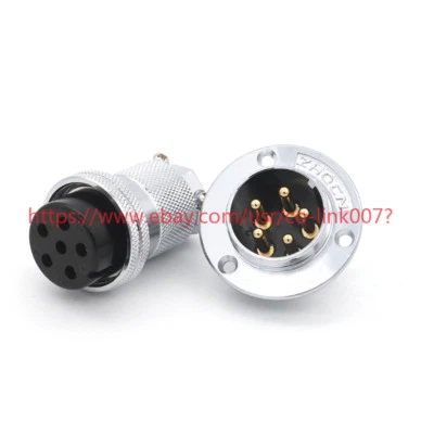 GX30 5Pin Flange Aviation Connector, DF30 30M Panel Mount Waterproof Plug Socket - Image 1 of 4